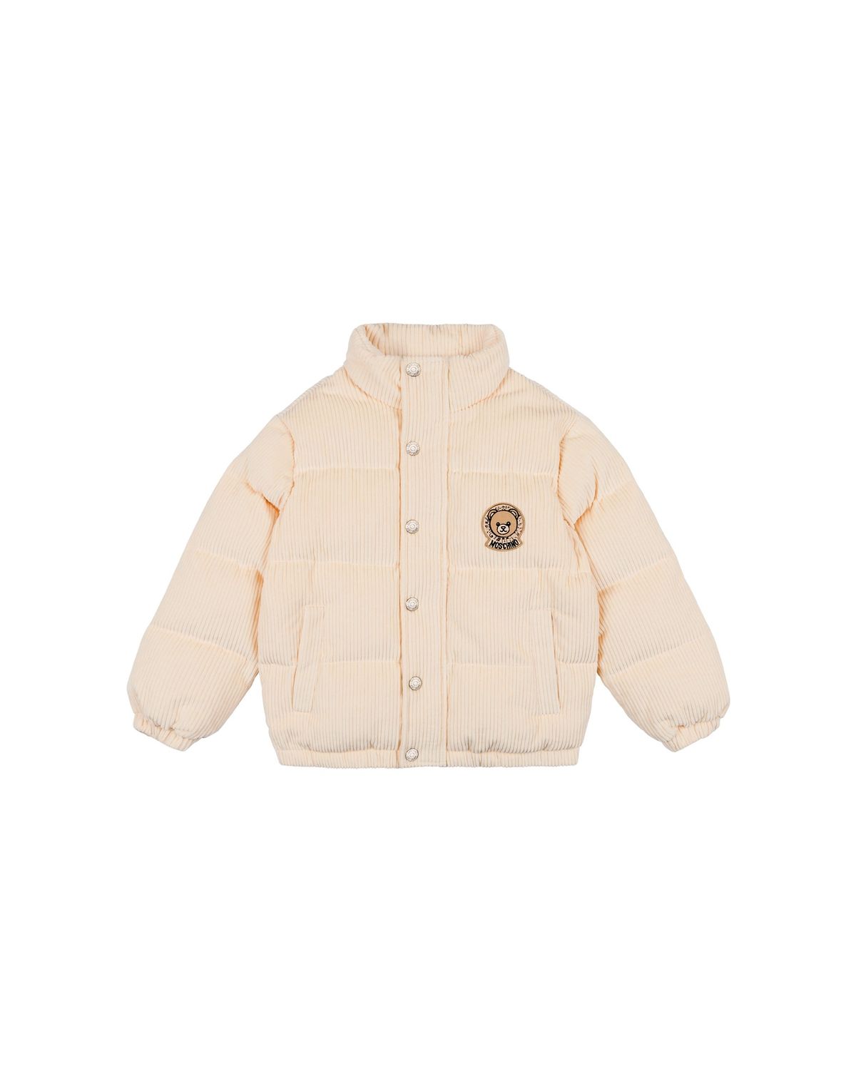 모스키노 키즈(MOSCHINO KIDS) 키즈-틴 테디 벨벳 퀼트 자켓