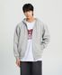 2-WAY 베이직 이중지 후드집업 (Gray)