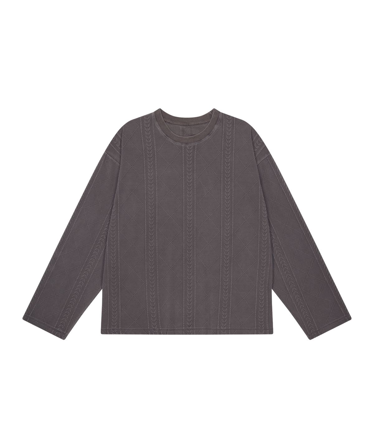 엔도어(ENDOOR) Time stitch vtg long sleeve (vtg brown)