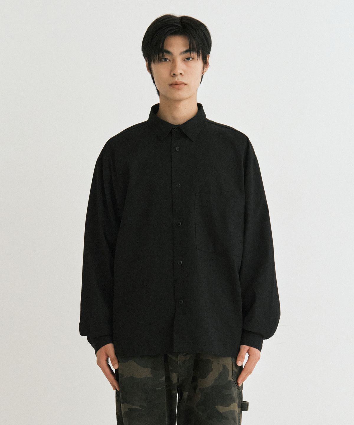 엔도어(ENDOOR) Vintage shacket (vtg black)
