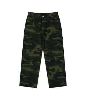 Washed duck double pants (camouflage)