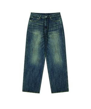 Fade denim pants (indigo blue)