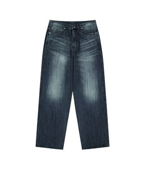 Fade denim pants (black)