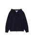 2-WAY 베이직 이중지 후드집업 (Navy)