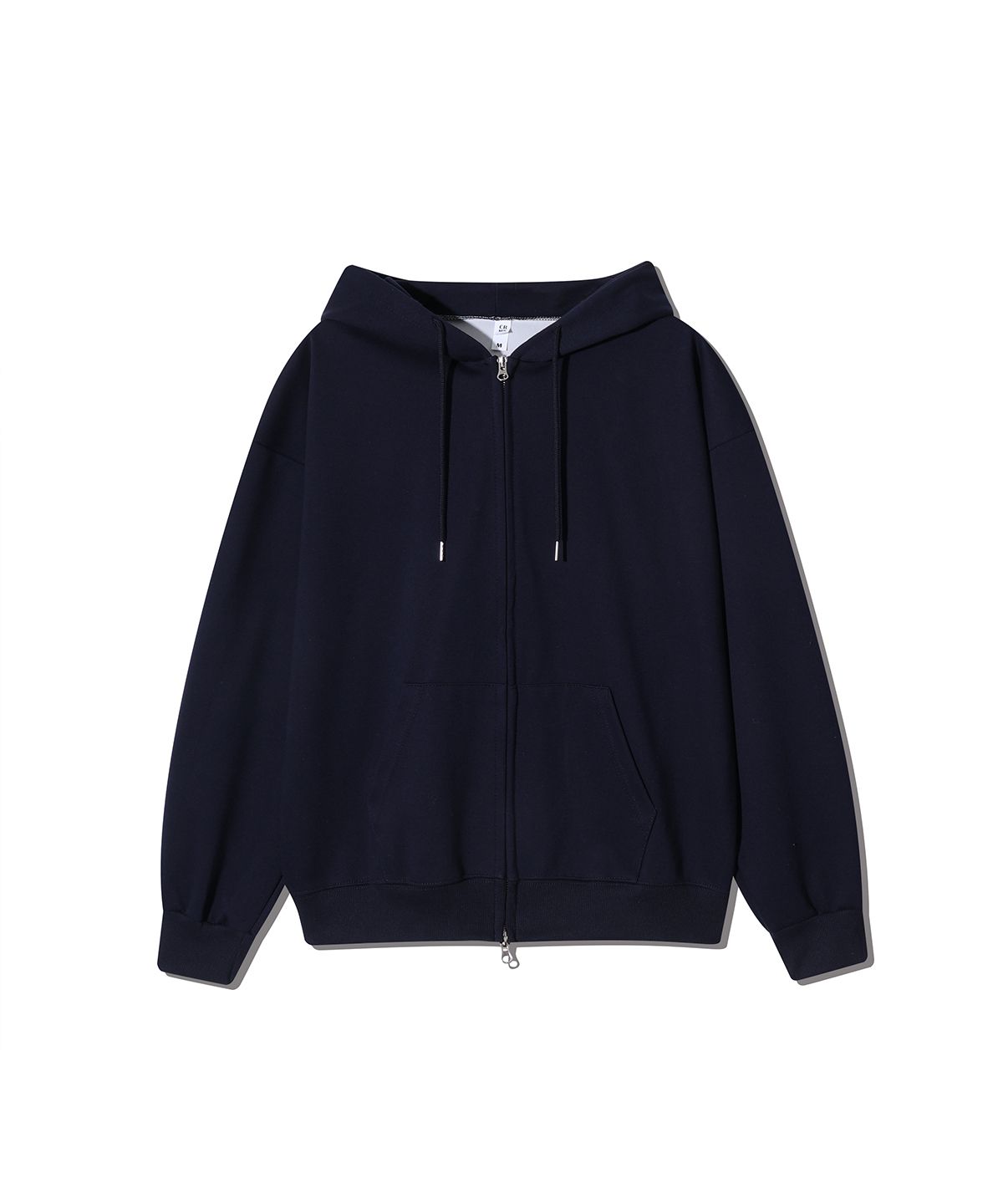 크레드먼스(CREEDMENS) 2-WAY 베이직 이중지 후드집업 (Navy)