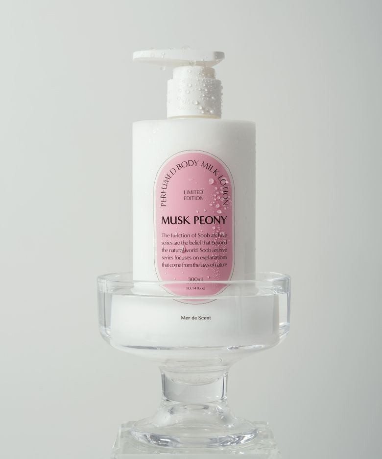 [리뉴얼/한정판] 메르디센트 머스크피오니 퍼퓸드 바디 밀크로션 300ml