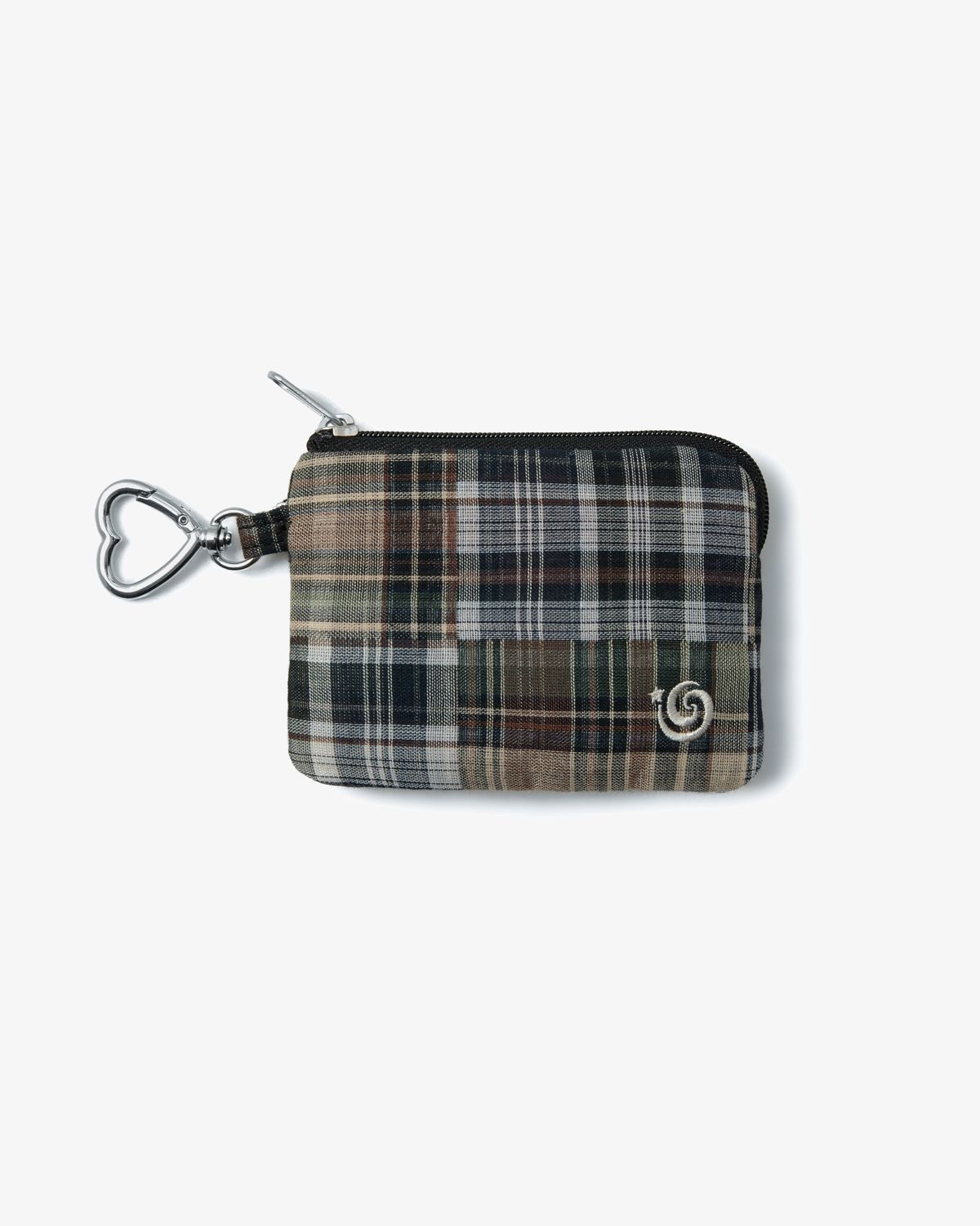 에이이에이이(AEAE) CHECK CARD POCKET [BROWN]