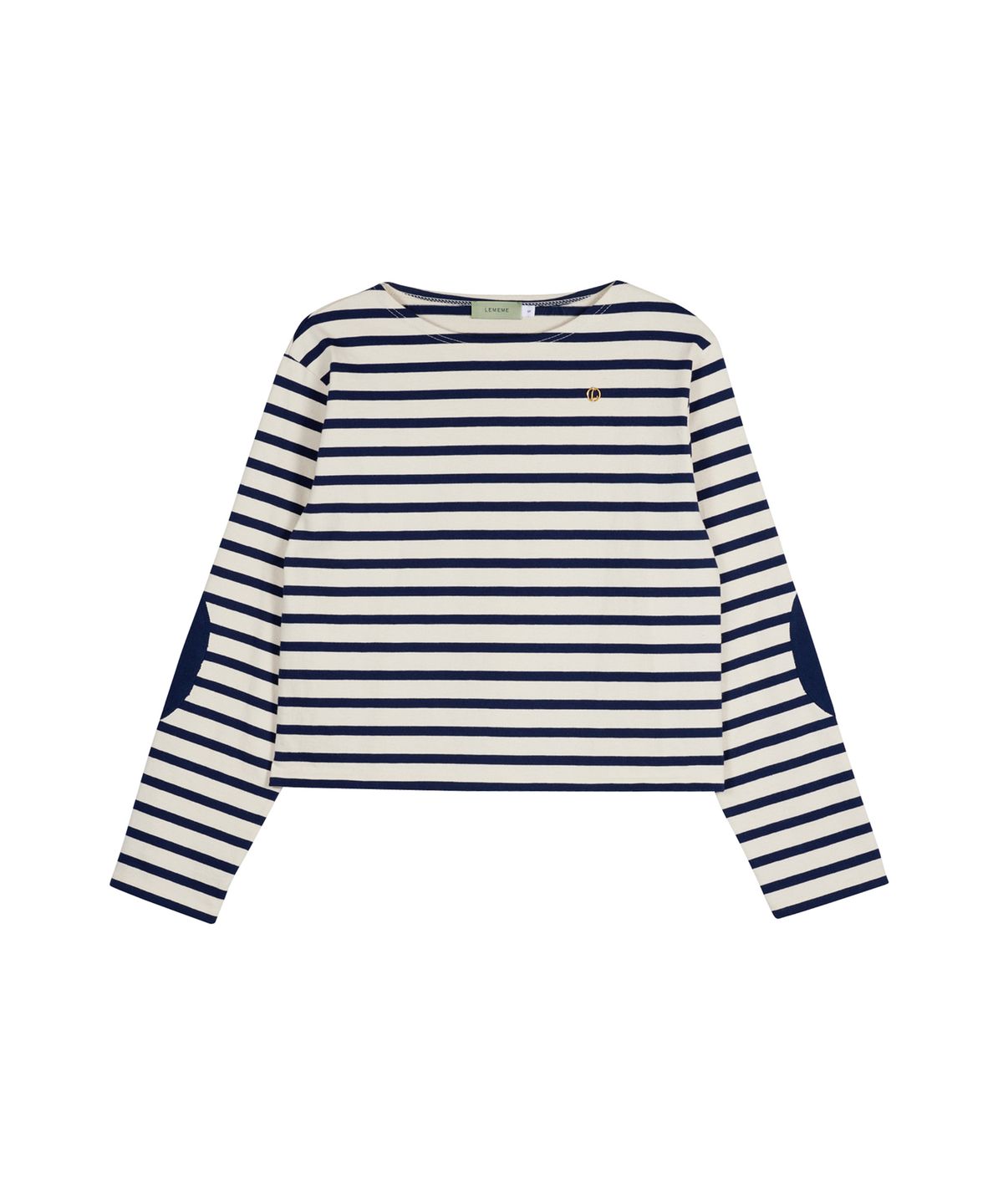 르메메(LEMEME) La Mariniere Stripe T-shirt_Navy