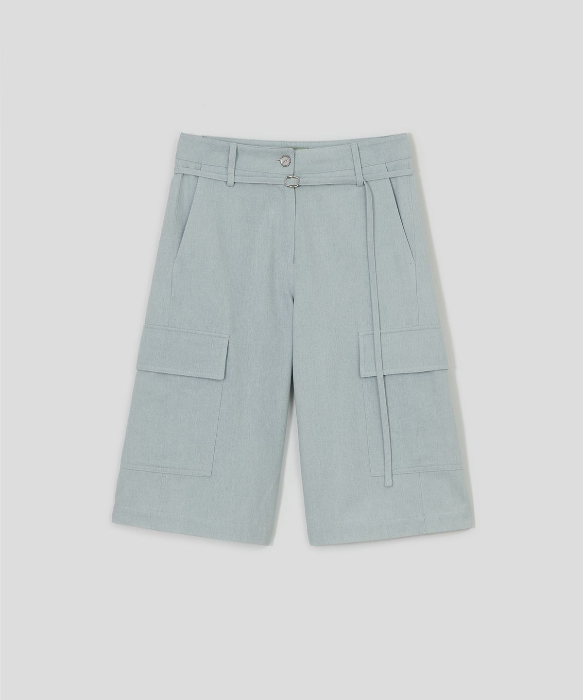 르메메(LEMEME) French Wide Pants IceBlue
