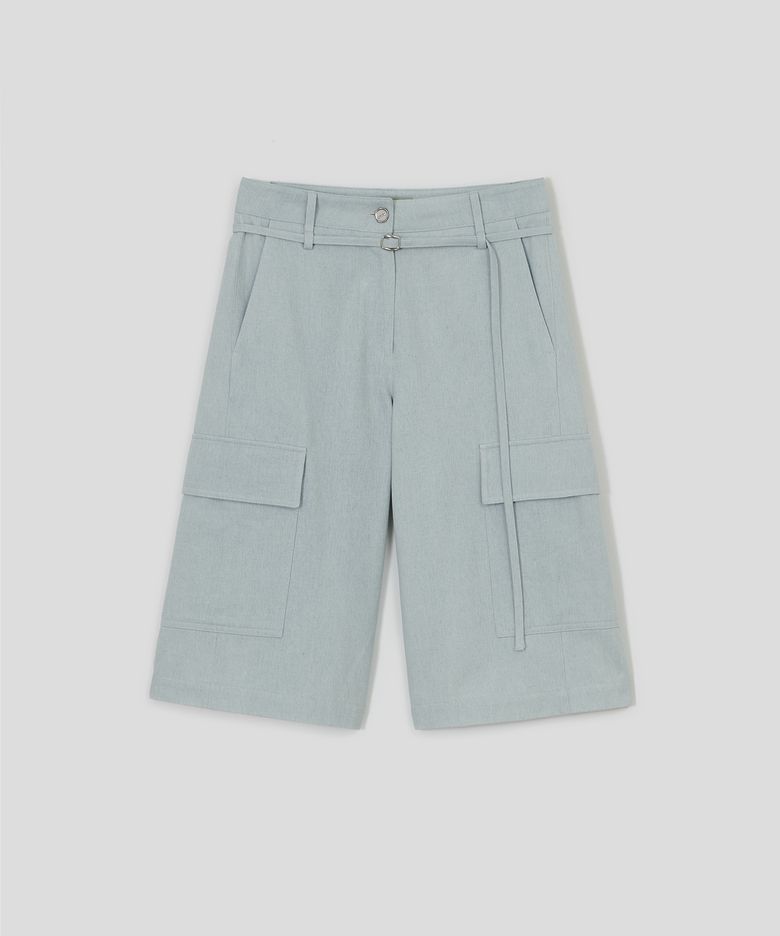 French Wide Pants IceBlue