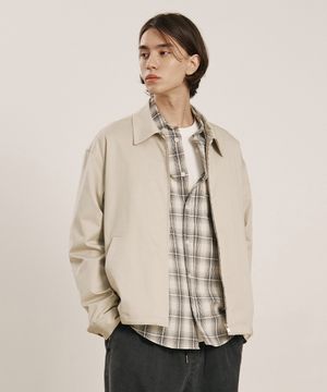 남성 베이직 코치 점퍼 (LT-BEIGE) (HB9UJ03)