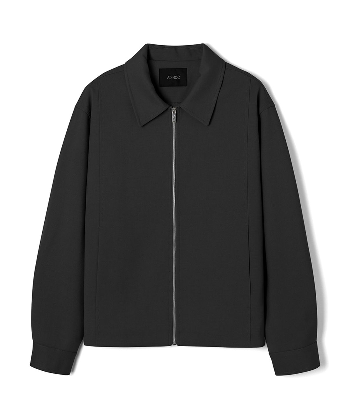 애드호크(ADHOC) 남성 칼라넥 풀집 블루종 (BLACK) (HB9UJ02)