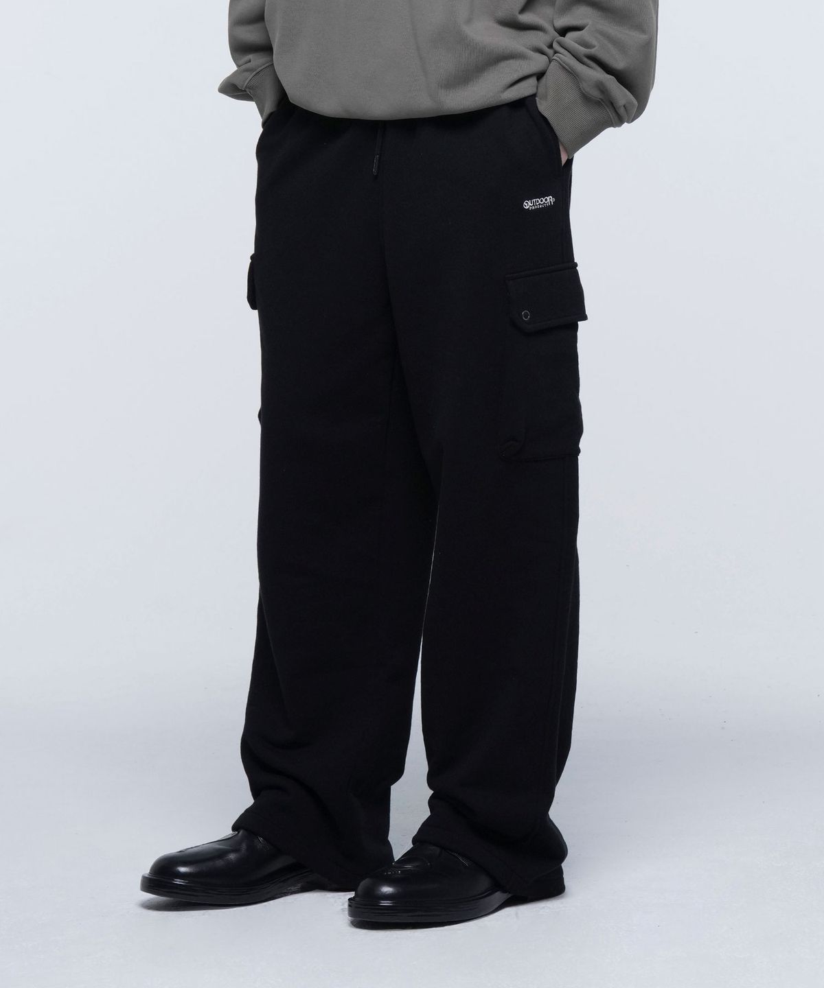 아웃도어 프로덕츠(OUTDOOR PRODUCTS) CARGO SWEAT PANTS (BLACK)