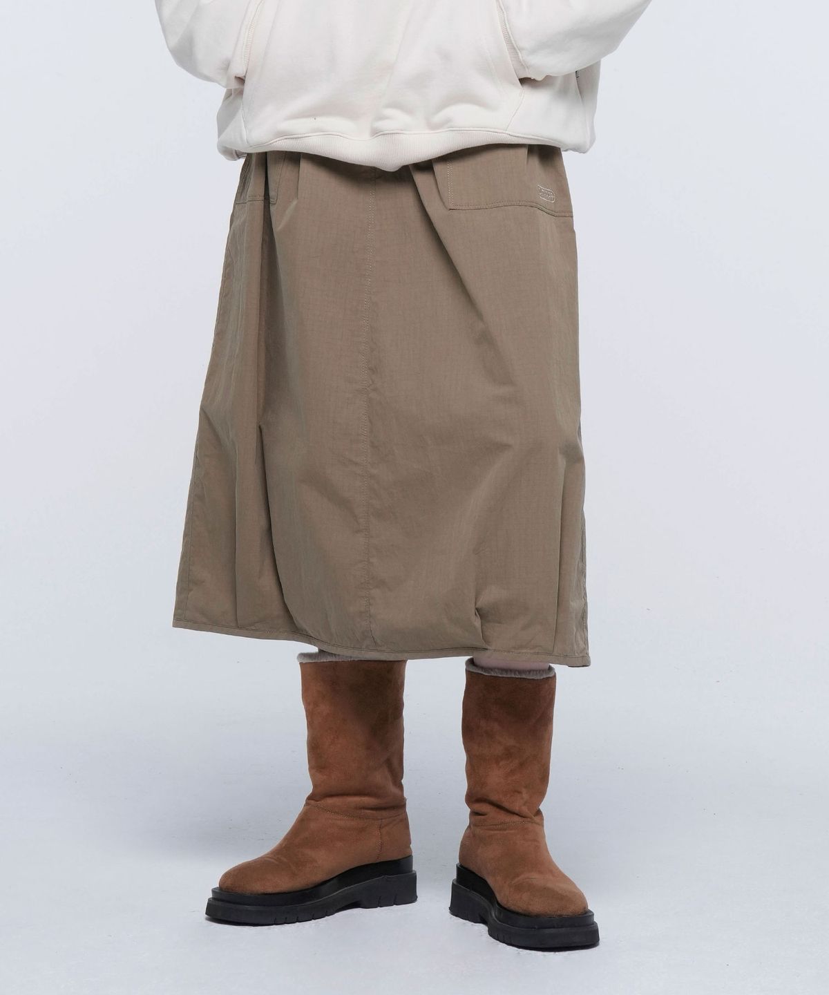 아웃도어 프로덕츠(OUTDOOR PRODUCTS) W BALLOON RIPSTOP LONG SKIRT (BEIGE)
