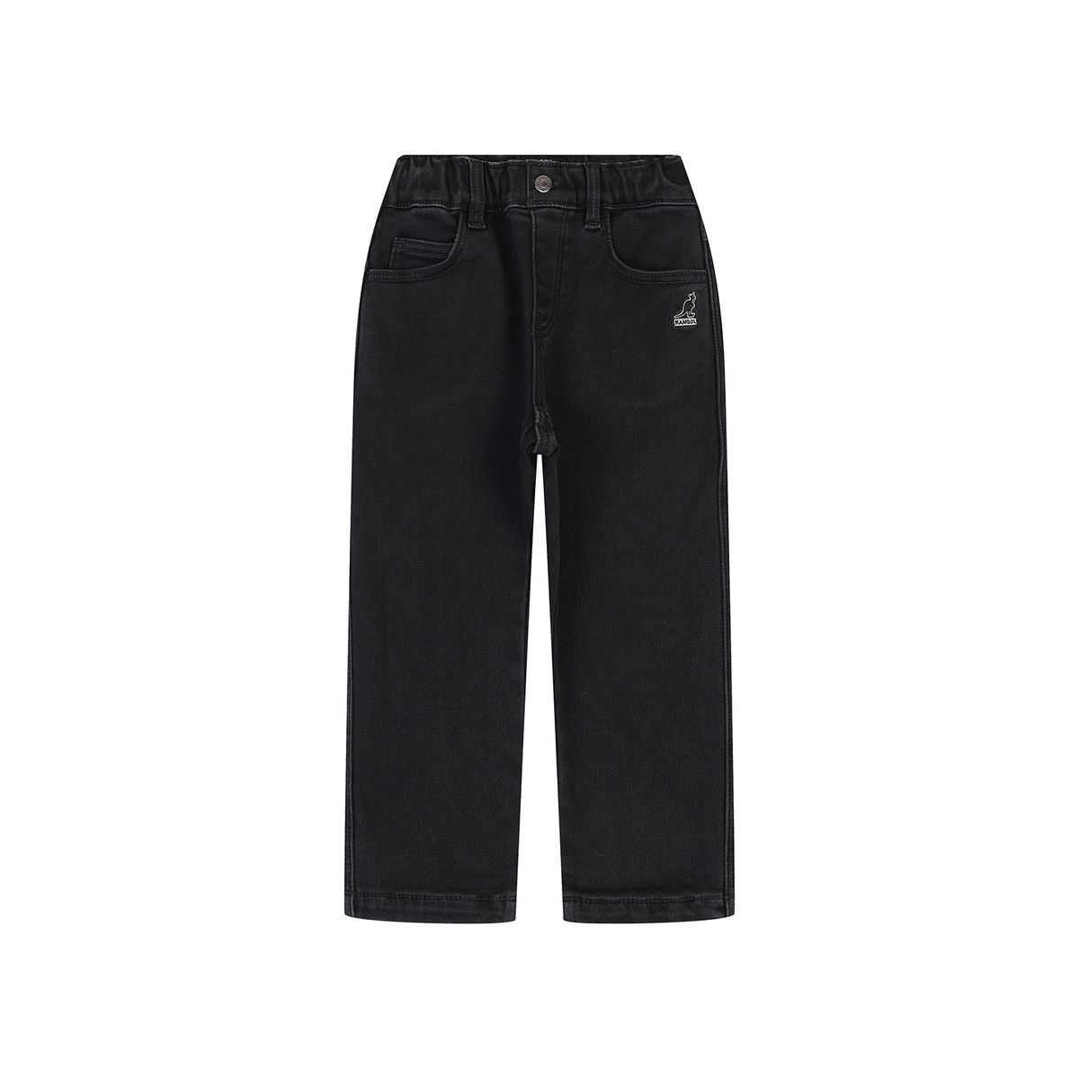 캉골키즈(KANGOL KIDS) 벌룬 실루엣 데님팬츠 RD 0101 그레이
