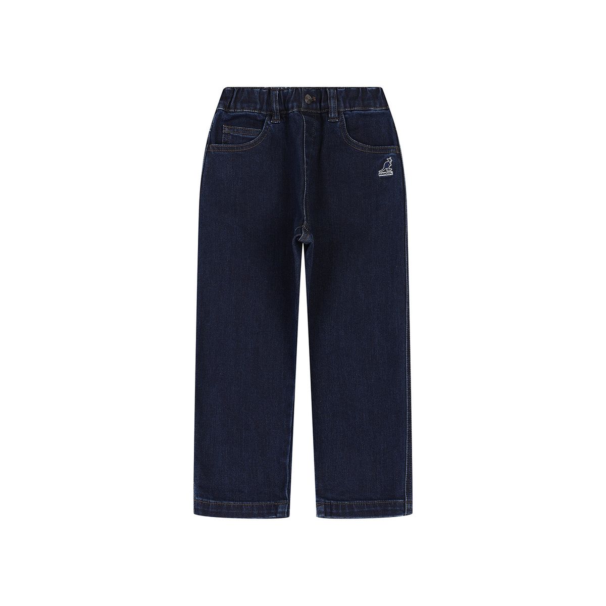 캉골키즈(KANGOL KIDS) 벌룬 실루엣 데님팬츠 RD 0101 블루