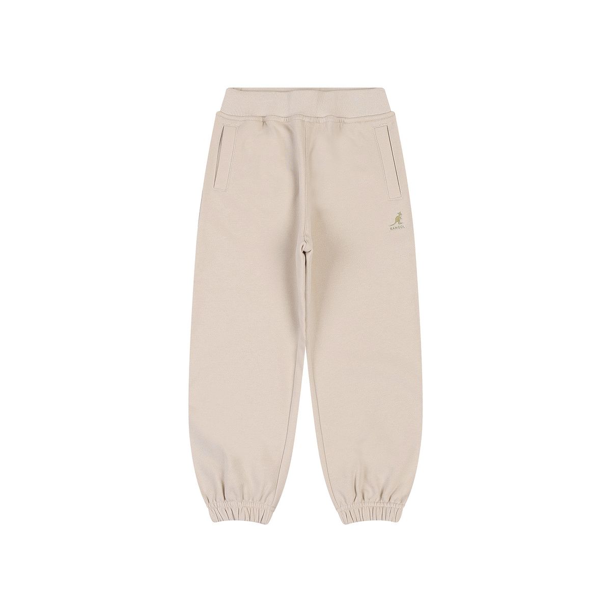 캉골키즈(KANGOL KIDS) 와이드 핏 저지 조거 팬츠 RC 0203 크림