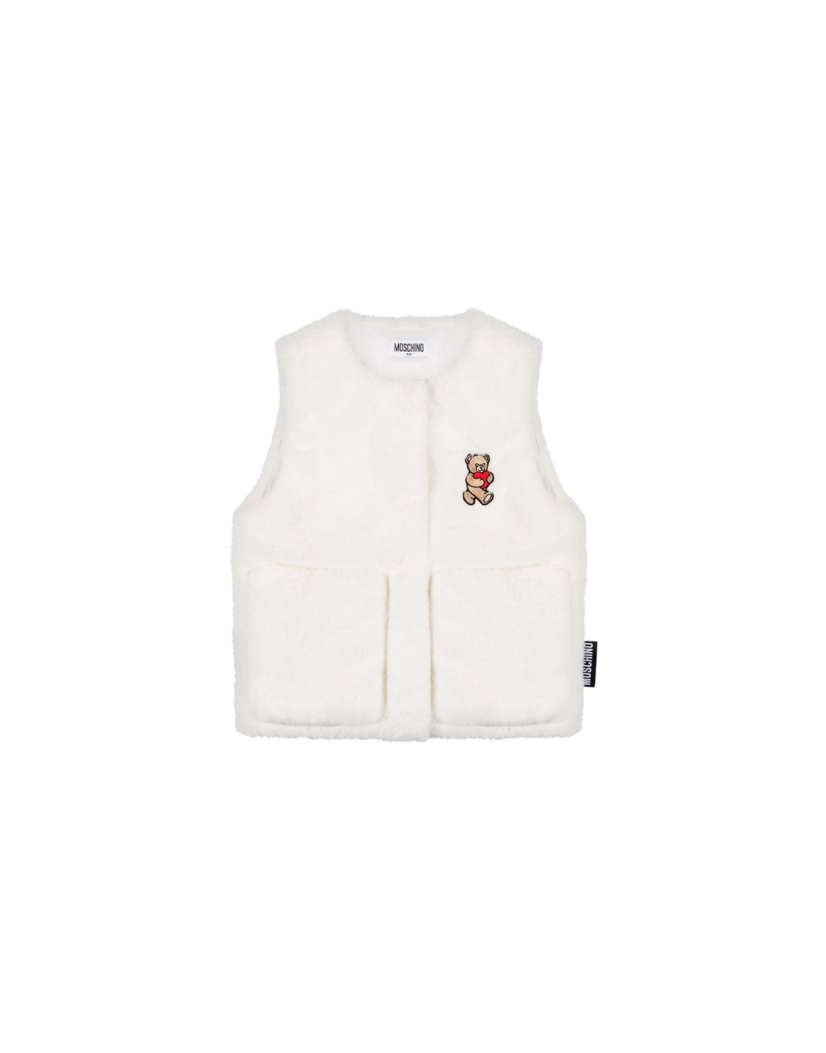 모스키노 키즈(MOSCHINO KIDS) 키즈-틴 테디 소프트 플리스 조끼