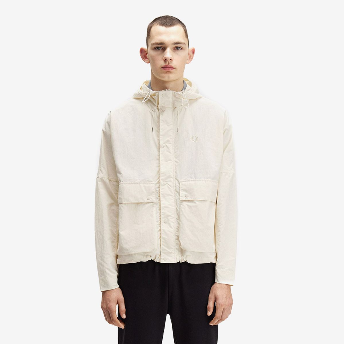 프레드페리(FRED PERRY) [Sport] 크롭 립스탑 파카 - 에크루 AFPM2538572-560