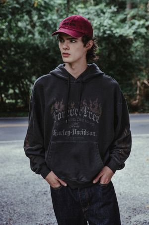 [Vintage] OL FREEDOM FREE 풀오버 후디_챠콜 HH15309311