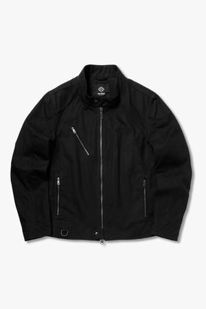 왁스코팅 라이더 자켓_블랙 HH15303102