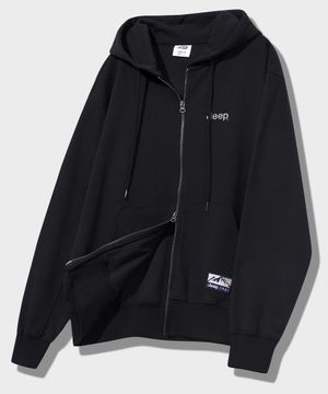 2WAY 레트로 마운틴 1941 오버핏 후드집업 (JQ5TZU061BK)