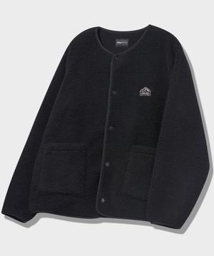 레트로 마운틴 코지 플리스 가디건 (JR5TZU193BK)