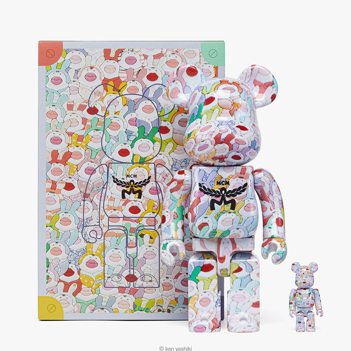 엠씨엠(MCM) MCM X BE@RBRICK 켄 야시키 100 & 400 세트 MEZFAMM11MT