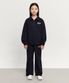 KIDS HALF ZIP-UP SWEAT SET-UP navy