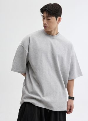 엑설런트 헤비 특양면 오버핏 반팔 티셔츠 숏 슬리브