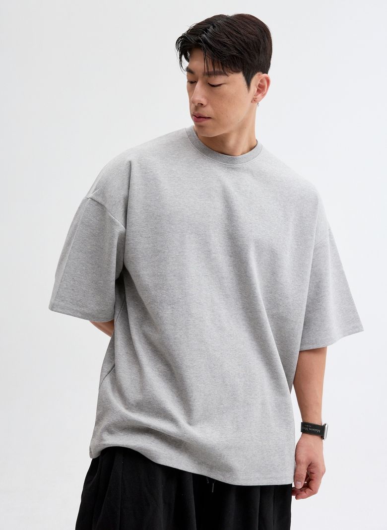 엑설런트 헤비 특양면 오버핏 반팔 티셔츠 숏 슬리브