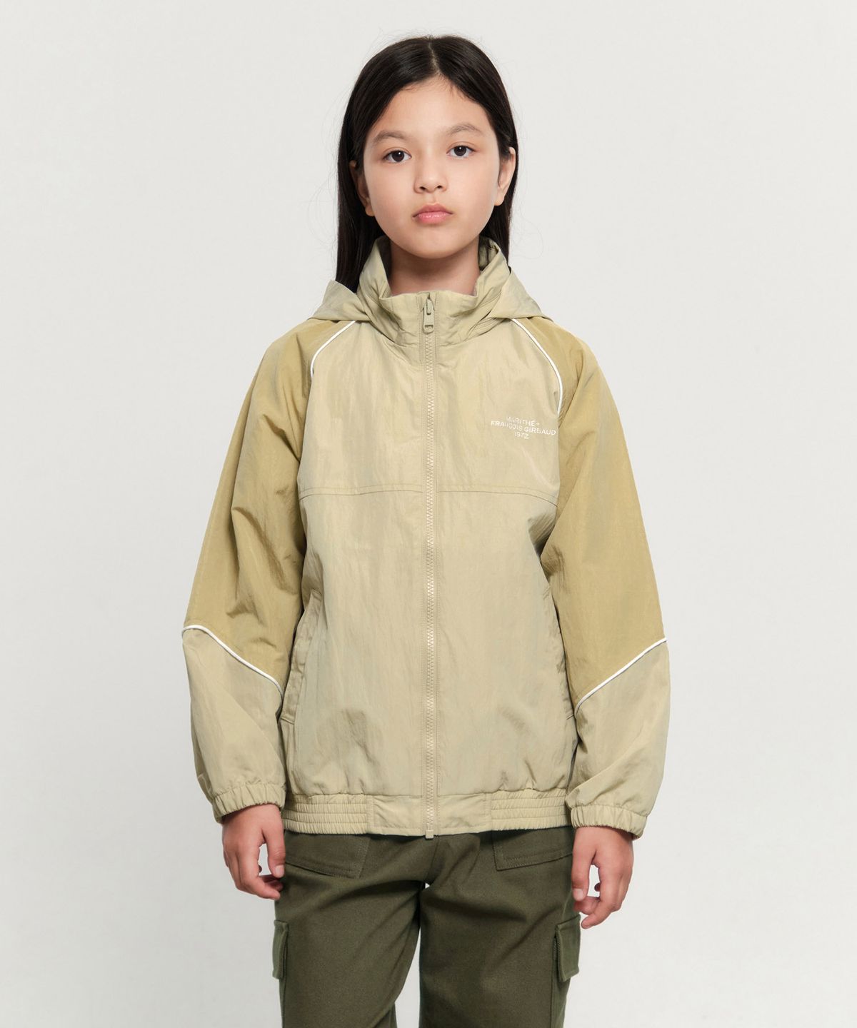 마리떼 키즈(MARITHÉ KIDS) KIDS COLOR-BLOCK WINDBREAKER beige