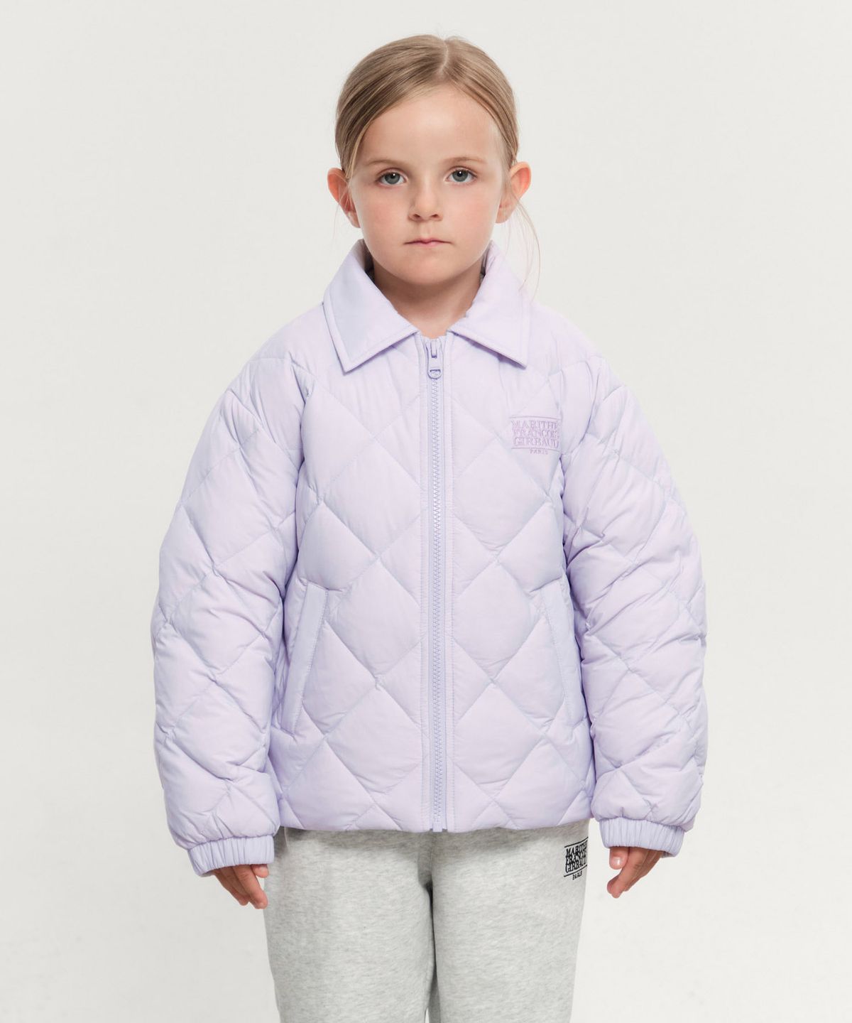마리떼 키즈(MARITHÉ KIDS) KIDS LIGHT WEIGHT QUILTING DOWN JACKET light purple