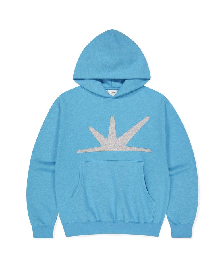 Daybreak Brushed Hoodie Heather Blue