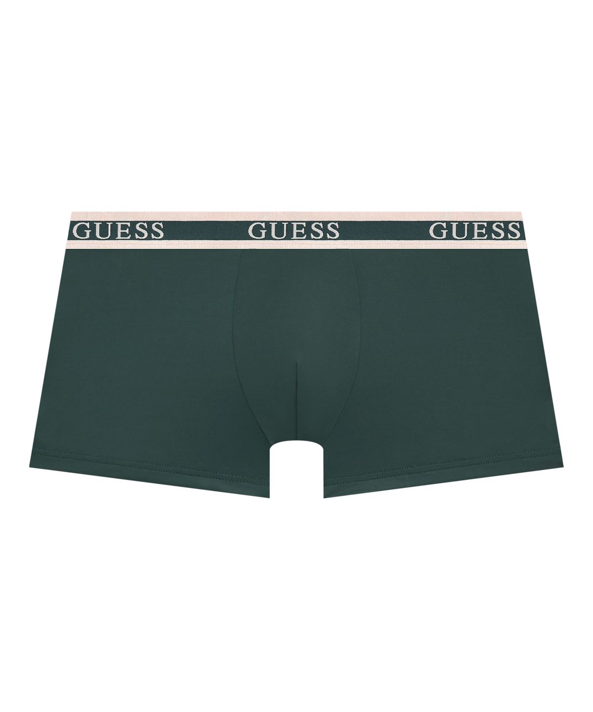 게스언더웨어(GUESS UNDERWEAR) 핑크골드 밴디드 드로즈 - 딥그린