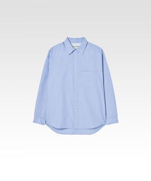 알프스 스트라이프 셔츠 스카이 블루