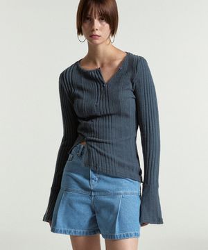 ADORABLE DENIM SKORT L/BLUE