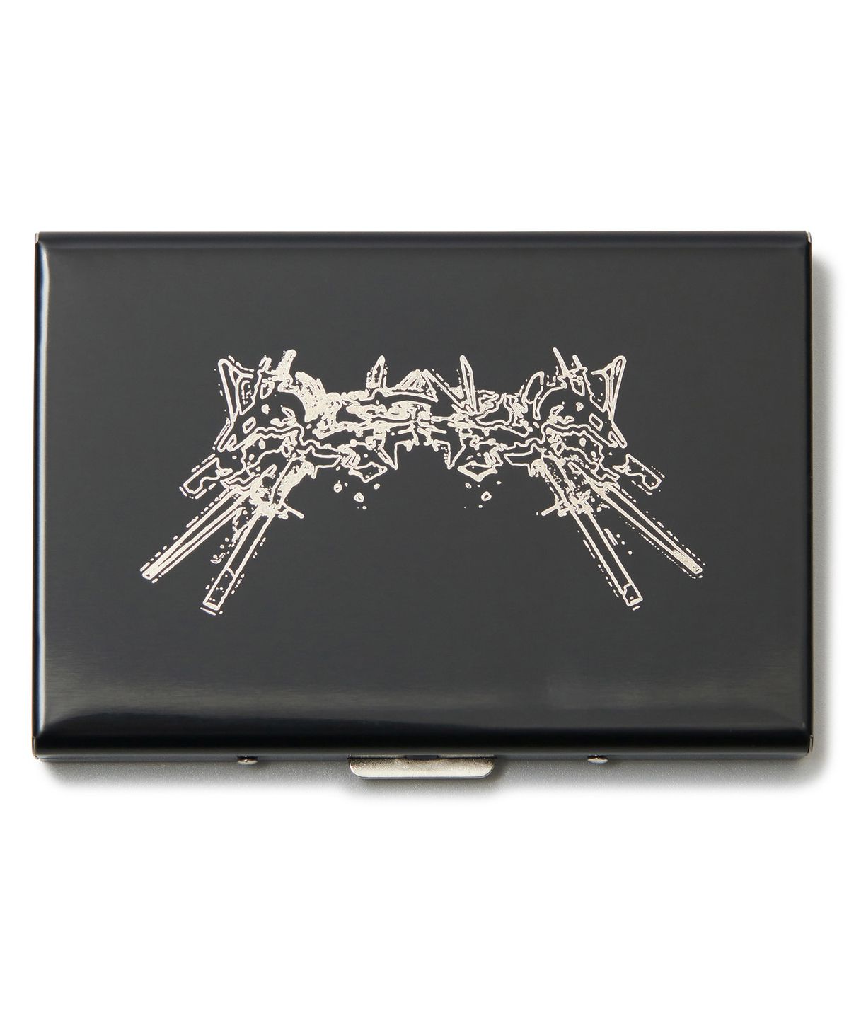 노매뉴얼(NOMANUAL) A.W METAL WALLET - BLACK
