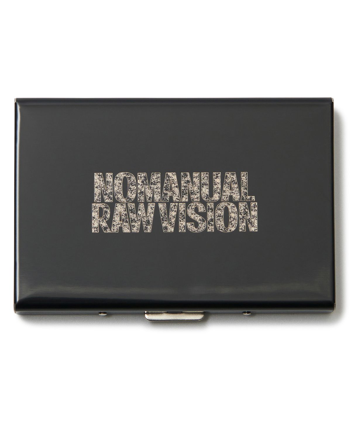 노매뉴얼(NOMANUAL) NM R.V METAL WALLET - BLACK