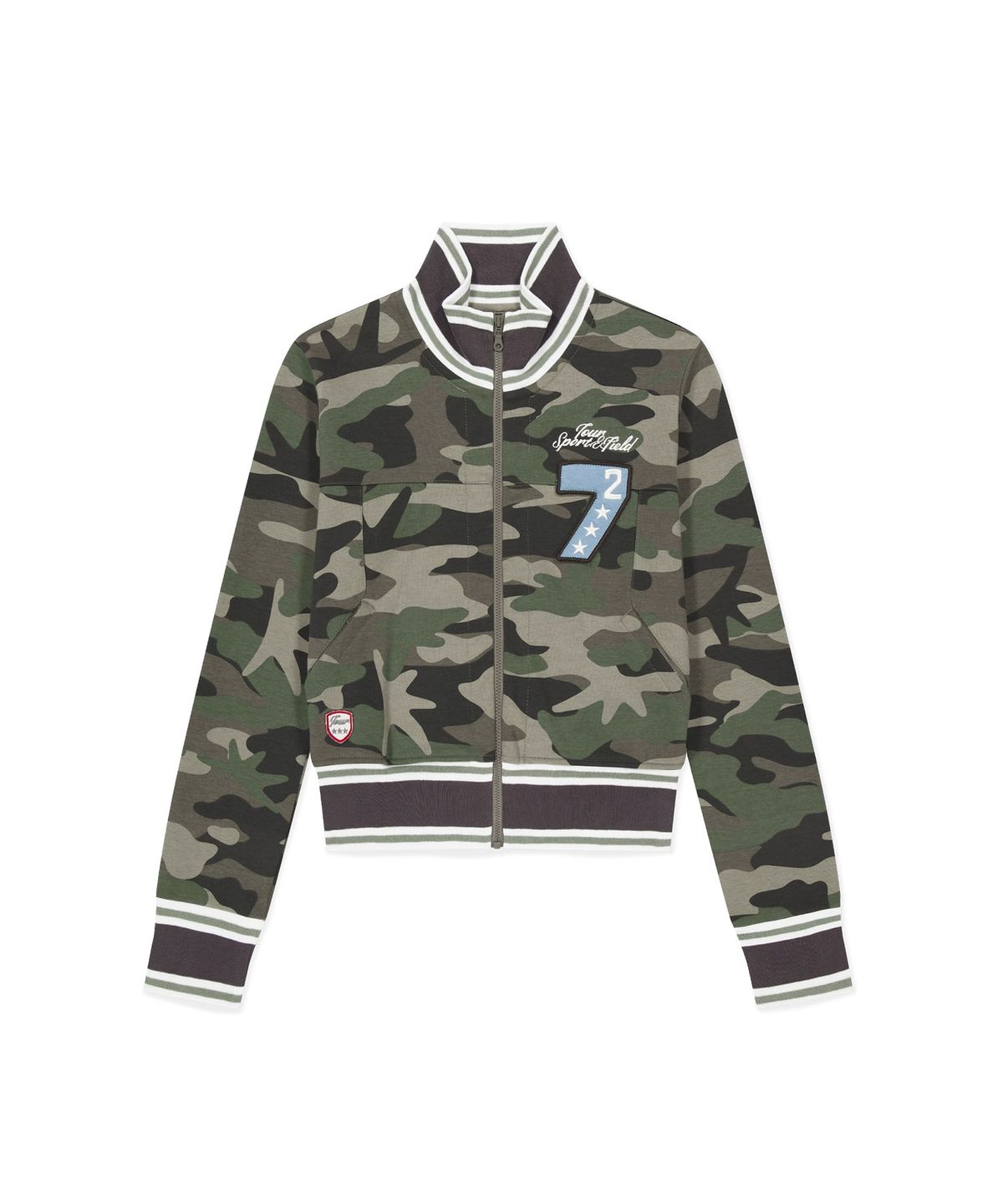 썬러브투어(SUNLOVETOUR) W Patch Track Jacket Camo