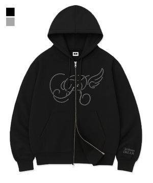 R DOT WING OVER FIT 2-WAY ZIP-UP (2color)
