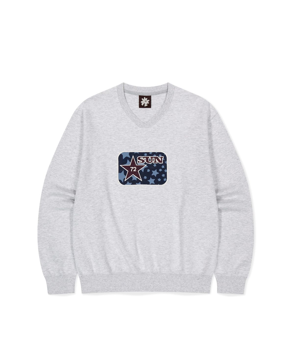썬러브투어(SUNLOVETOUR) Star V Sweat Heather Grey