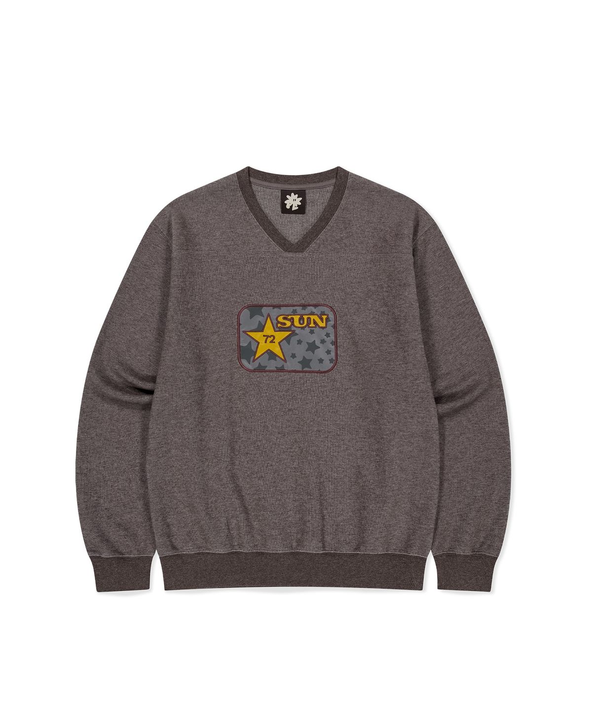 썬러브투어(SUNLOVETOUR) Star V Sweat Heather Brown