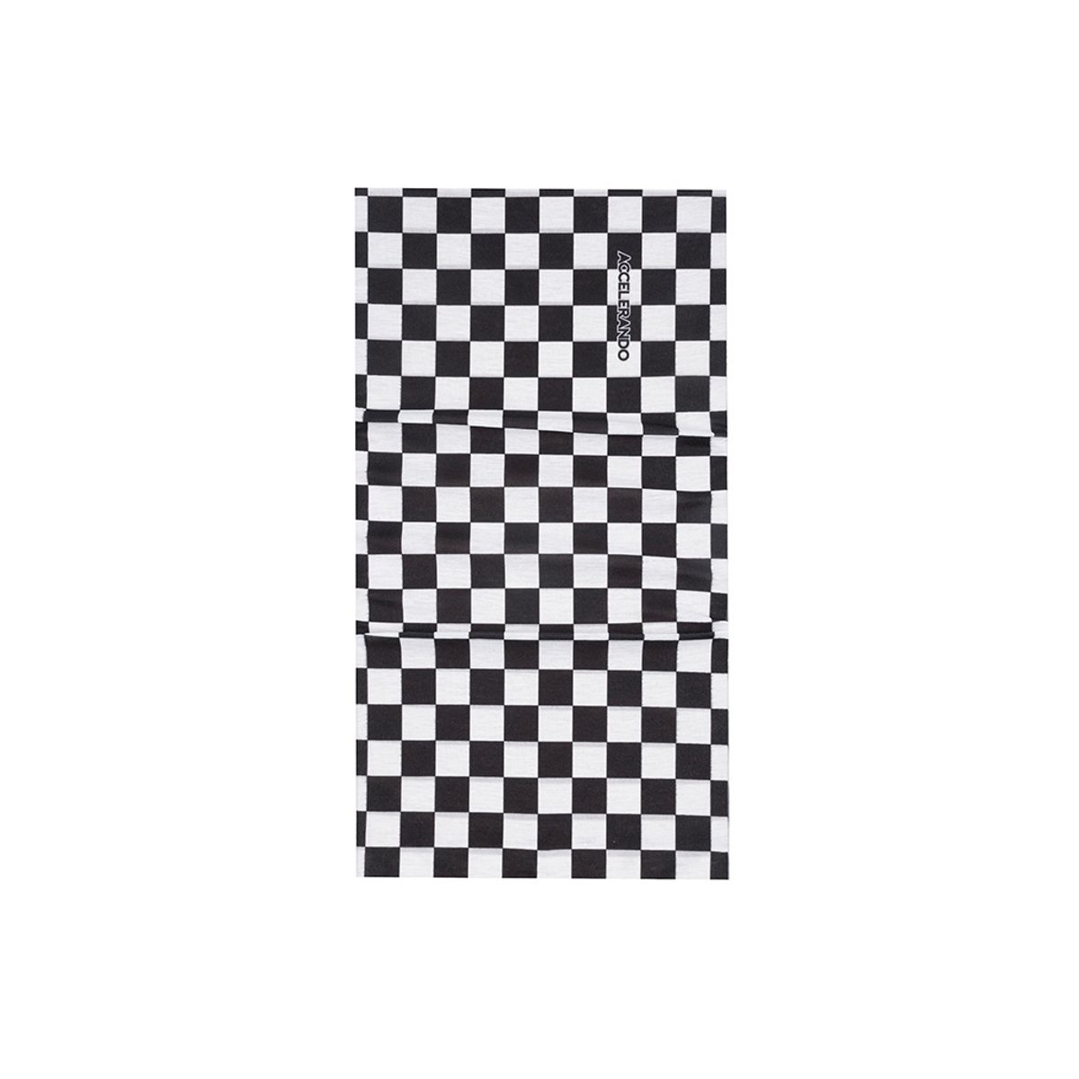 아첼레란도(ACCELERANDO) TM06WH 레이싱 체크 투블라 마스크 White