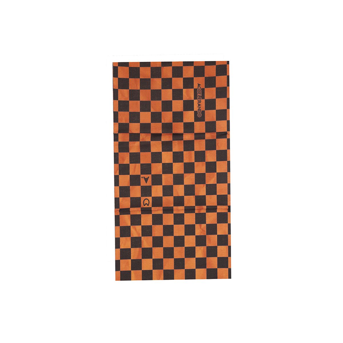 아첼레란도(ACCELERANDO) TM06OR 레이싱 체크 투블라 마스크 Orange