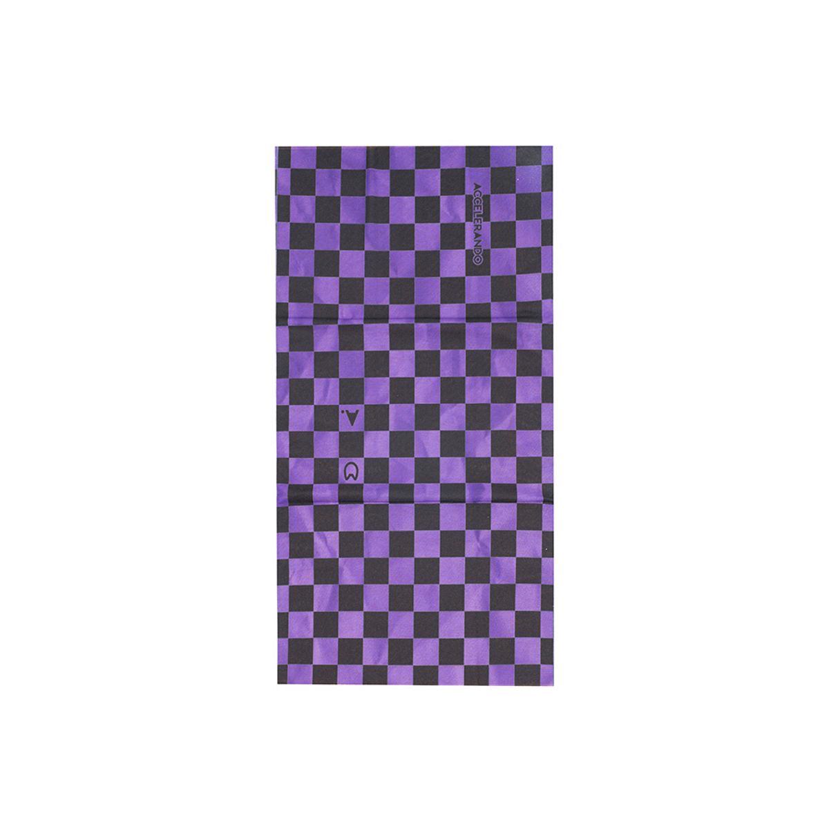 아첼레란도(ACCELERANDO) TM06PP 레이싱 체크 투블라 마스크 Purple
