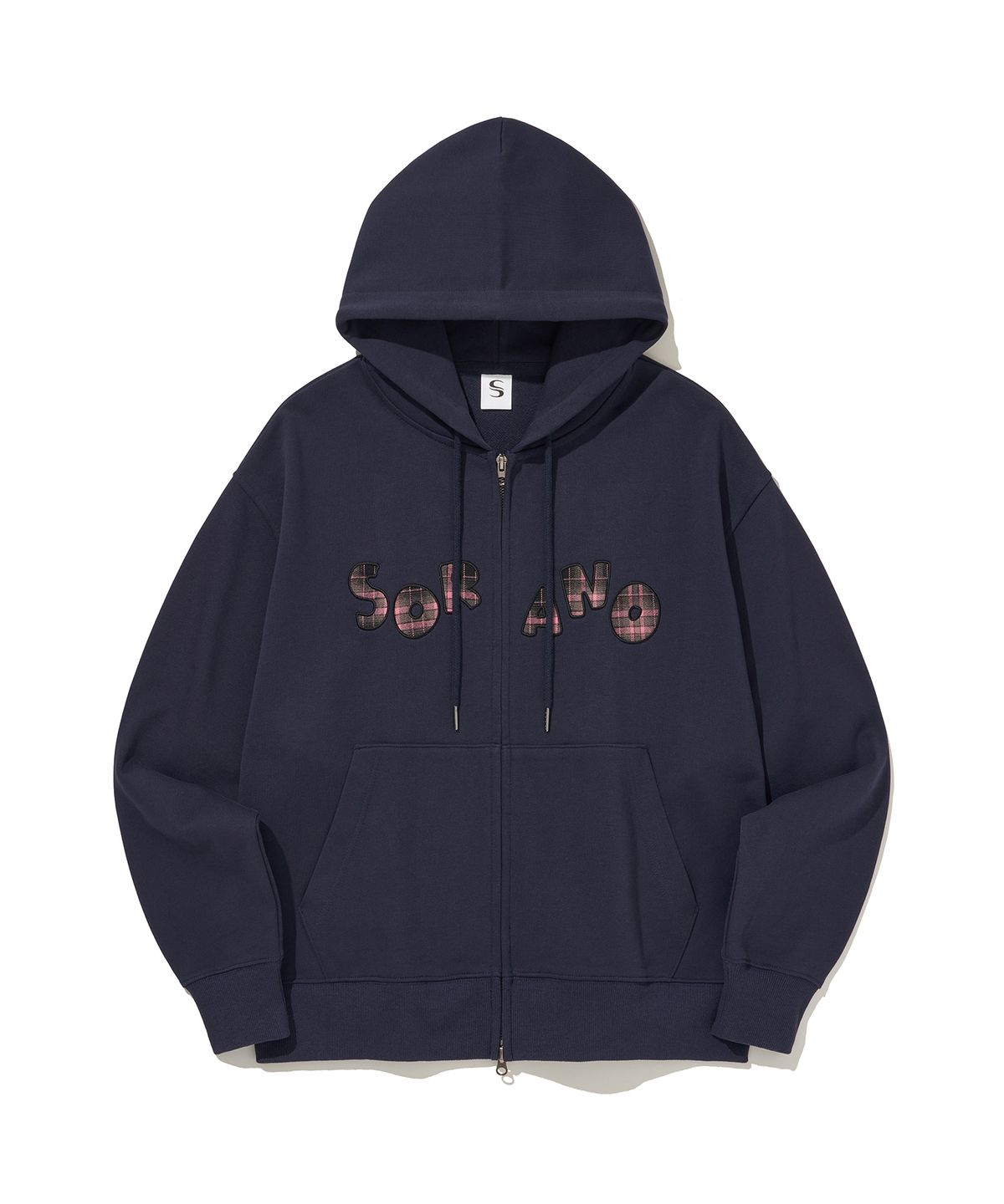 소라노(SORANO) SORANO Checkpatch HOODIE ZIP-UP[2Color]