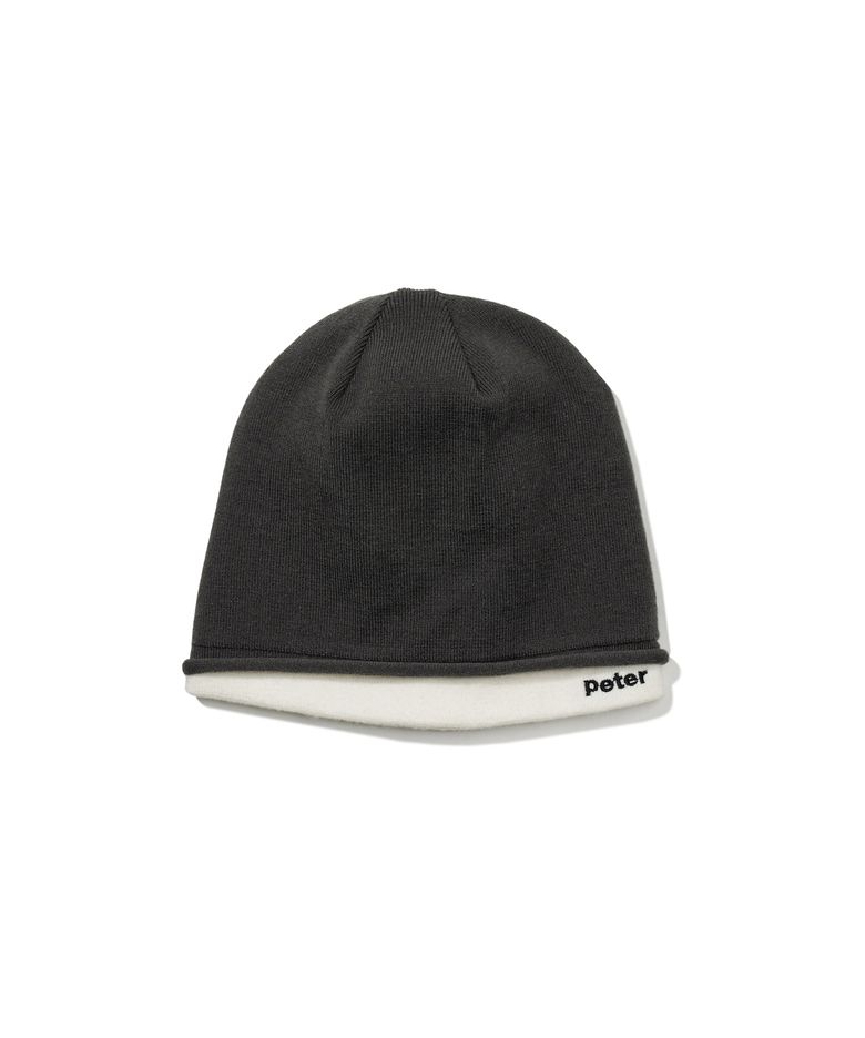 PETER LAYERED BEANIE - GRAY