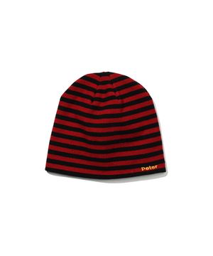 PETER STRIPE BEANIE - RED