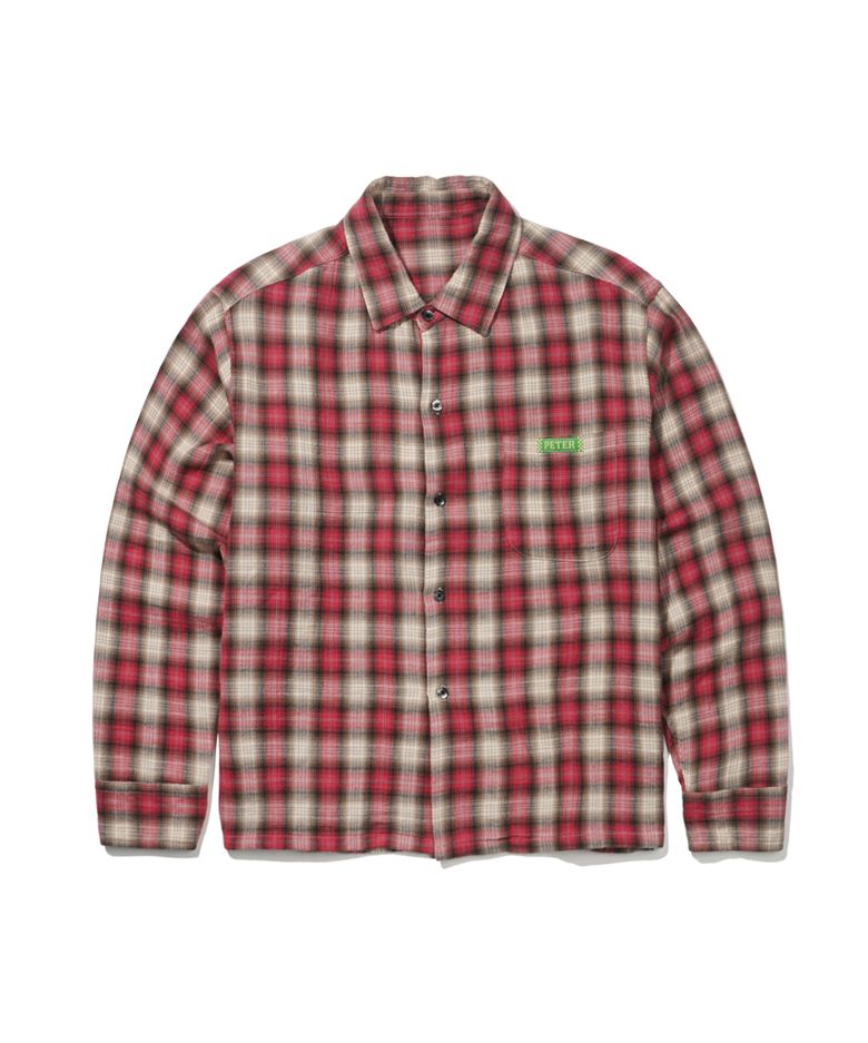 PETER VINTAGE CHECK SHIRT - PINK